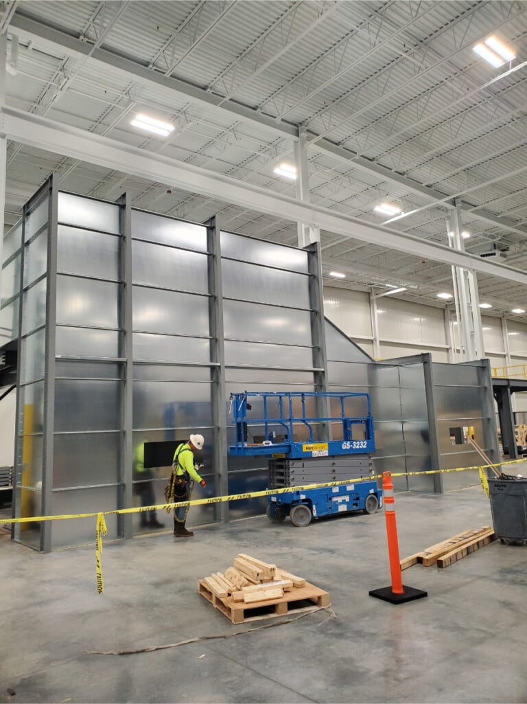 System construction — ductwork and exhaust system installation