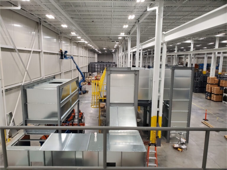 System construction — oven and curing system assembly